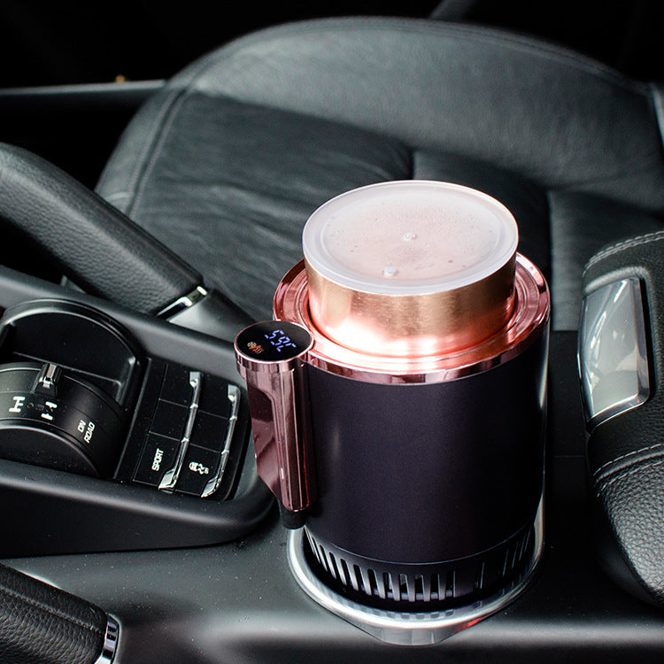 Hot or Cold, Wherever You Go: Smart Cup Holder Heats & Cools