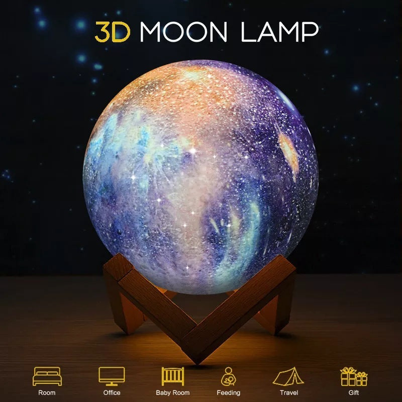 Unveil Your Galaxy: The 3D Moon & Starlight Projector that Transforms Your Room