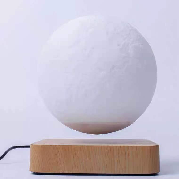 Illuminate Your World with Opulence: Luxe Magnetic Levitation Table Lamp featuring 3D Printed Moon Light & Planet Night Light