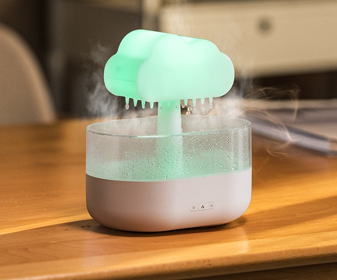 Rain Cloud Humidifier Water Drip Rain Cloud Diffuser With Essential Oils Aroma Diffuser