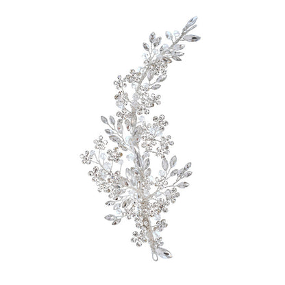 Rhinestone Hair Clip Bridal Wedding Wreath Headpiece