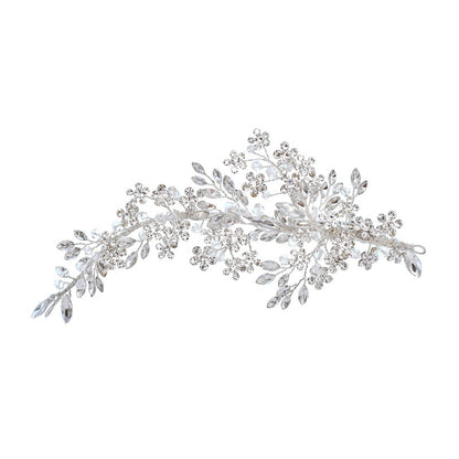 Rhinestone Hair Clip Bridal Wedding Wreath Headpiece