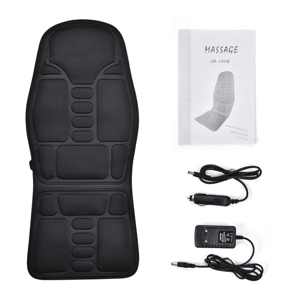 Melt Away Tension on-the-Go: Full Body Car Massage Seat Cushion with Heat & Vibration