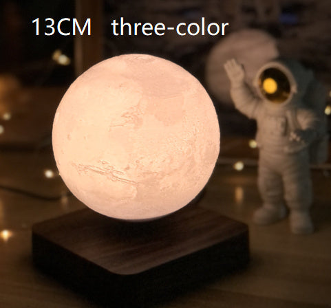 Illuminate Your World with Opulence: Luxe Magnetic Levitation Table Lamp featuring 3D Printed Moon Light & Planet Night Light