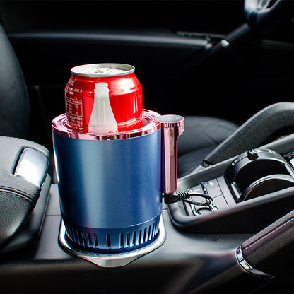 Hot or Cold, Wherever You Go: Smart Touchscreen Cup Holder Heats & Cools