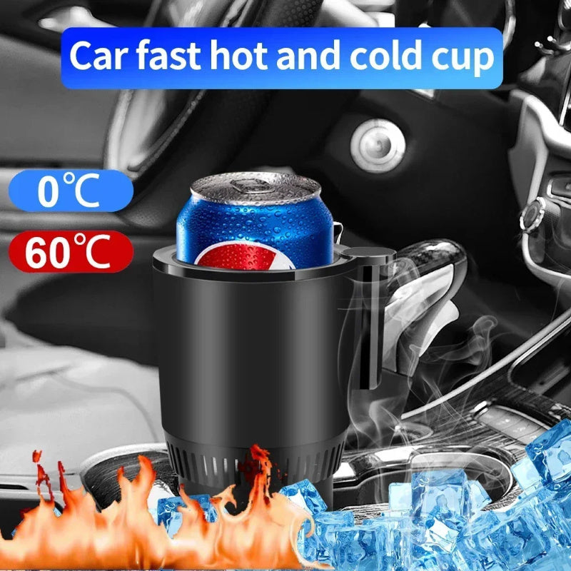 Hot or Cold, Wherever You Go: Smart Touchscreen Cup Holder Heats & Cools