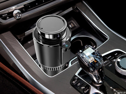 Hot or Cold, Wherever You Go: Smart Cup Holder Heats & Cools