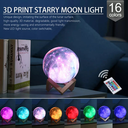 Unveil Your Galaxy: The 3D Moon & Starlight Projector that Transforms Your Room