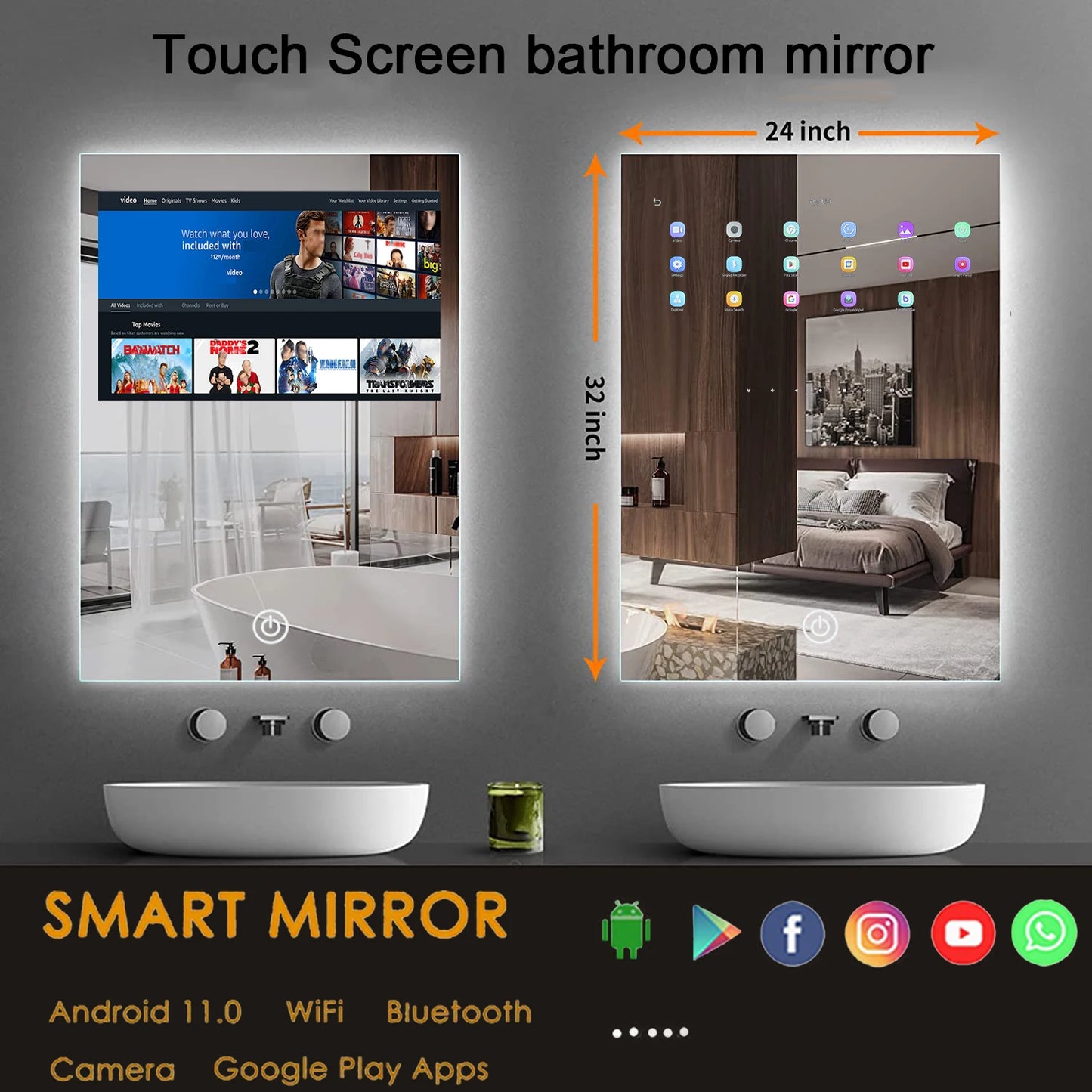 Beyond Reflection: Your Personalized Smart Bathroom Mirror