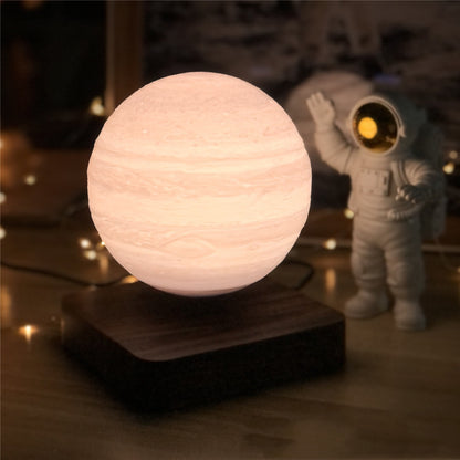 Illuminate Your World with Opulence: Luxe Magnetic Levitation Table Lamp featuring 3D Printed Moon Light & Planet Night Light