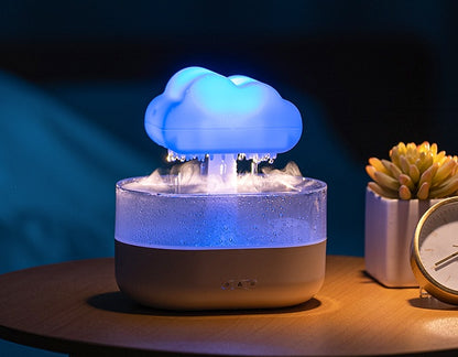 Rain Cloud Humidifier Water Drip Rain Cloud Diffuser With Essential Oils Aroma Diffuser