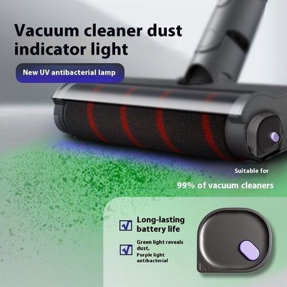 Dust Display Suitable For Household Vacuum Cleaner Green Light Lamp